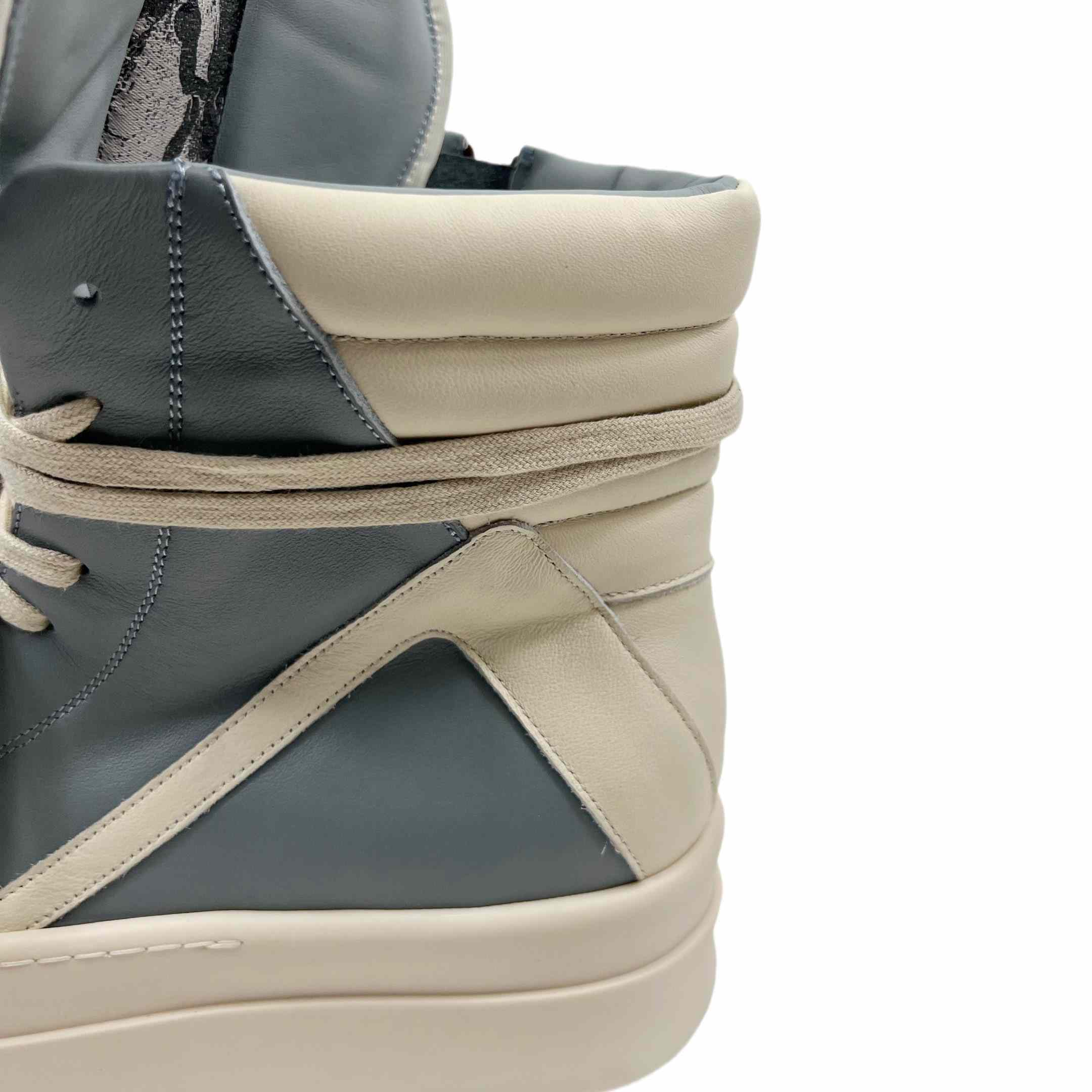 Rick Owens Geobasket High-Top Sneakers - EUR FASHION