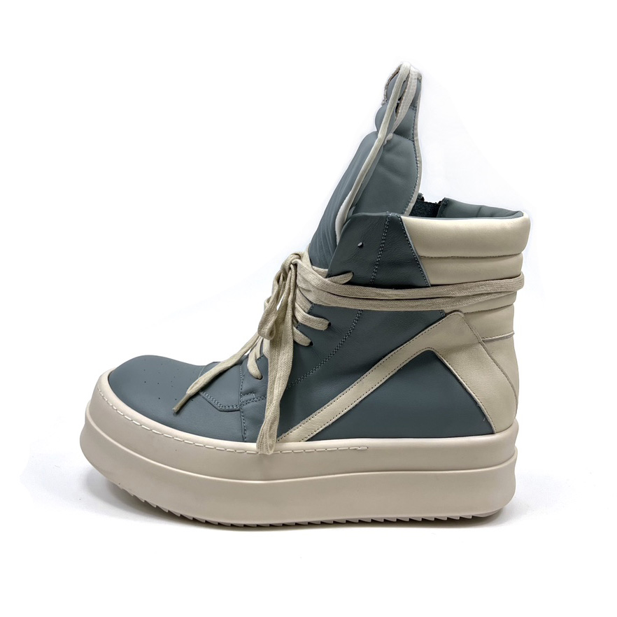 Rick Owens Geobasket High-Top Sneakers - EUR FASHION