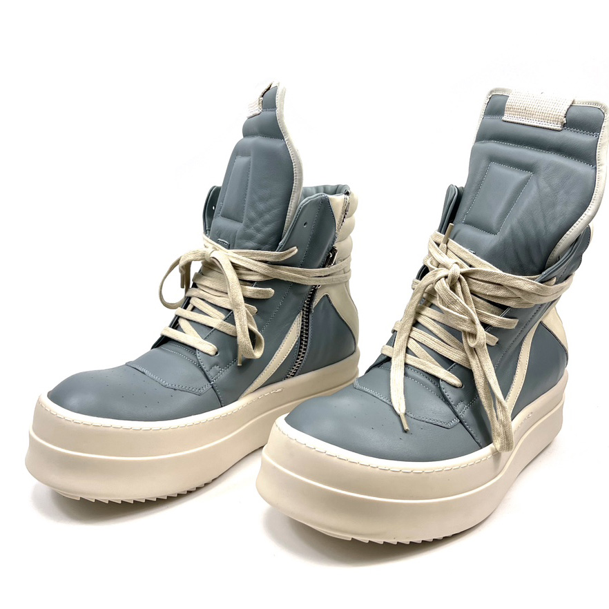 Rick Owens Geobasket High-Top Sneakers - EUR FASHION