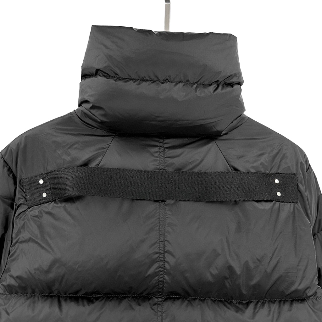 Rick Owens Black Porterville Turtle Down Jacket - EUR FASHION