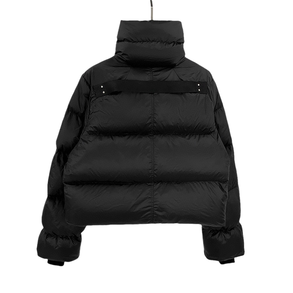 Rick Owens Black Porterville Turtle Down Jacket - EUR FASHION