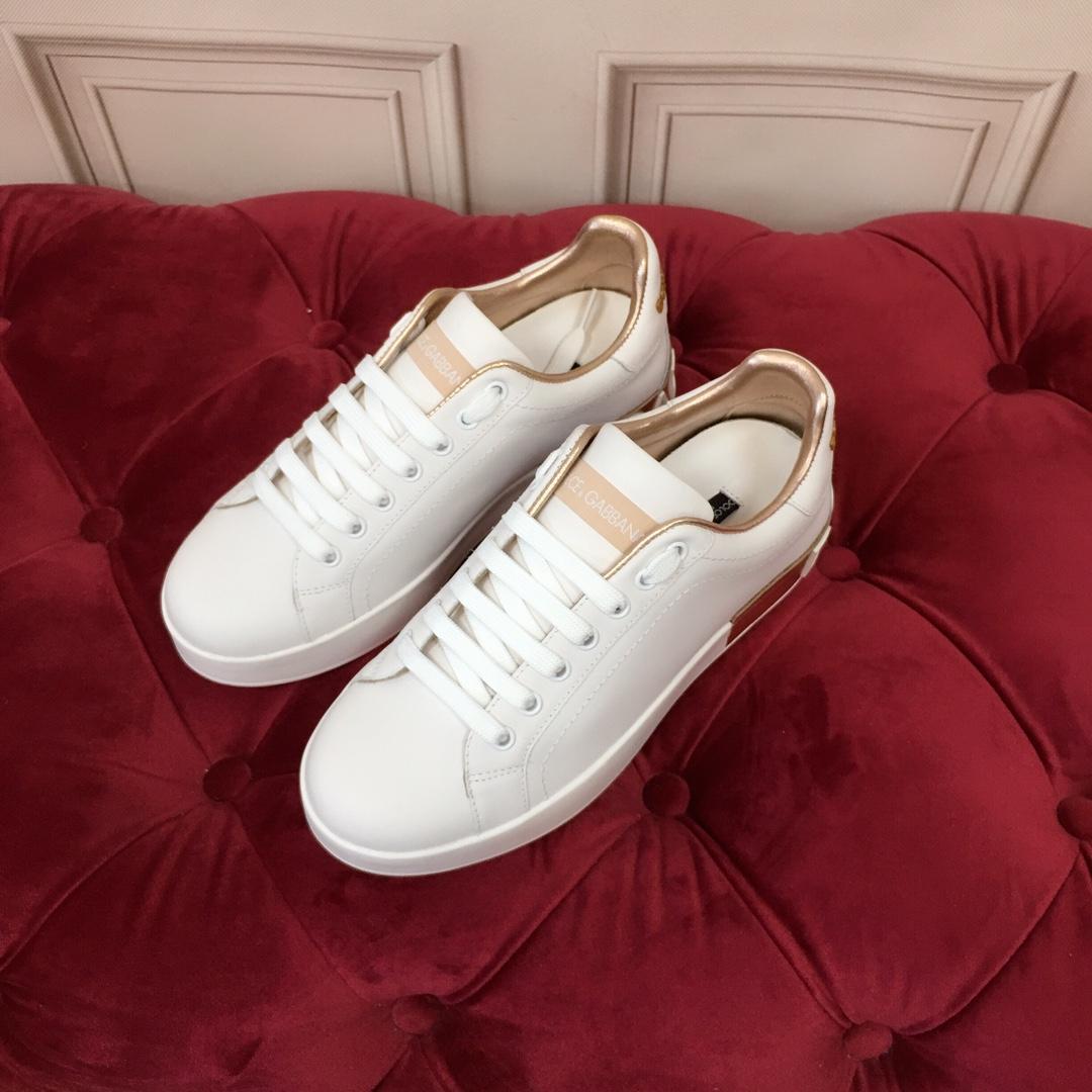 Dolce & Gabbana Calfskin Portofino Sneakers - EUR FASHION