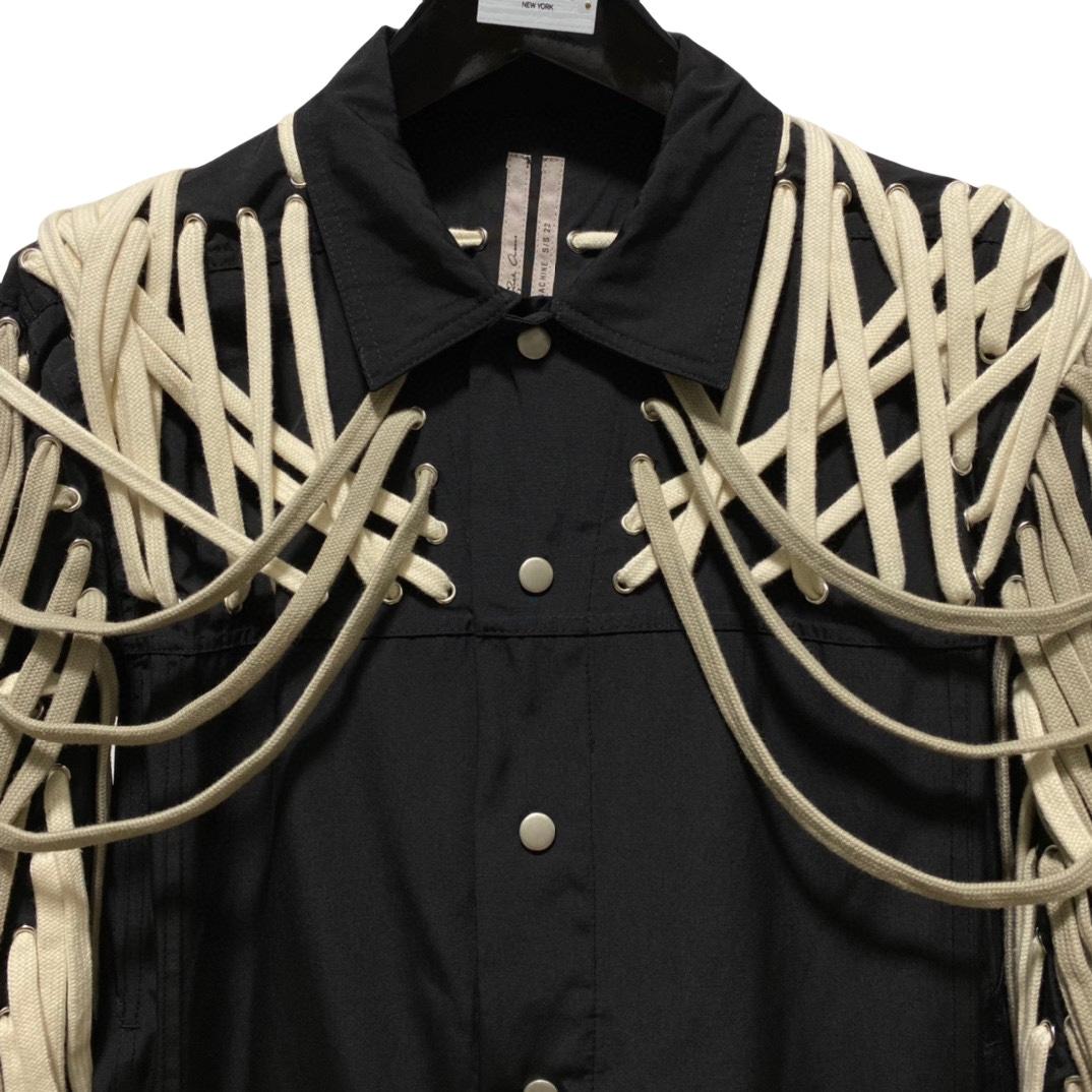 Rick Owens Tecuatl Megalace Worker Jacket - EUR FASHION