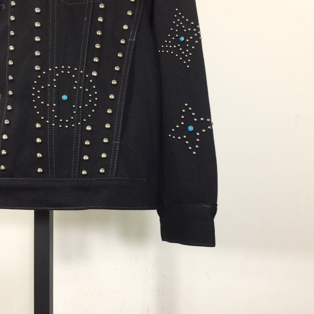 Louis Vuitton Embroidered Denim Jacket   1AFWX5 - EUR FASHION