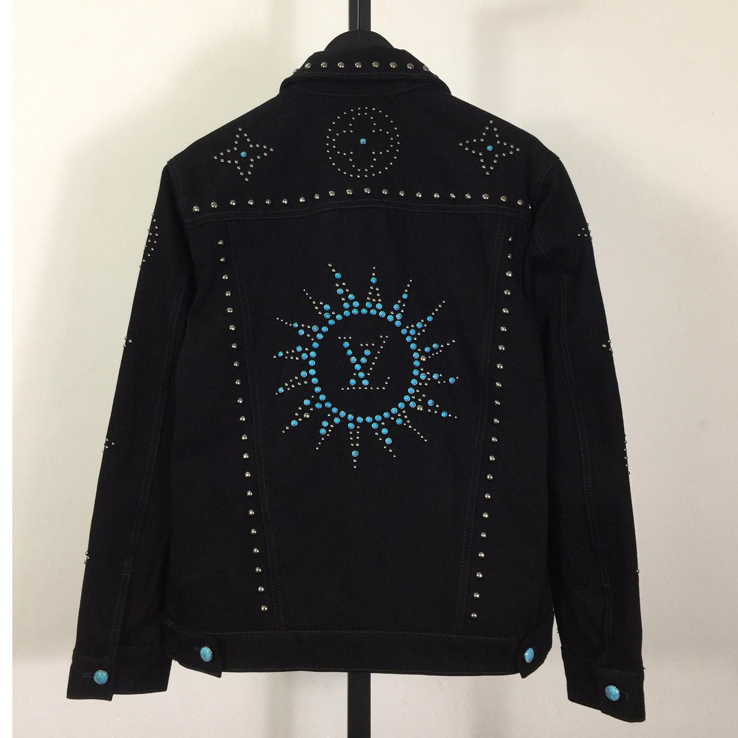 Louis Vuitton Embroidered Denim Jacket   1AFWX5 - EUR FASHION