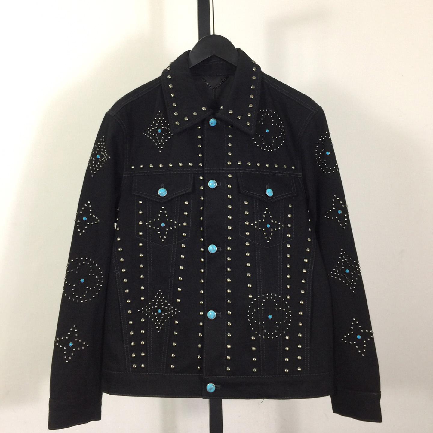 Louis Vuitton Embroidered Denim Jacket   1AFWX5 - EUR FASHION