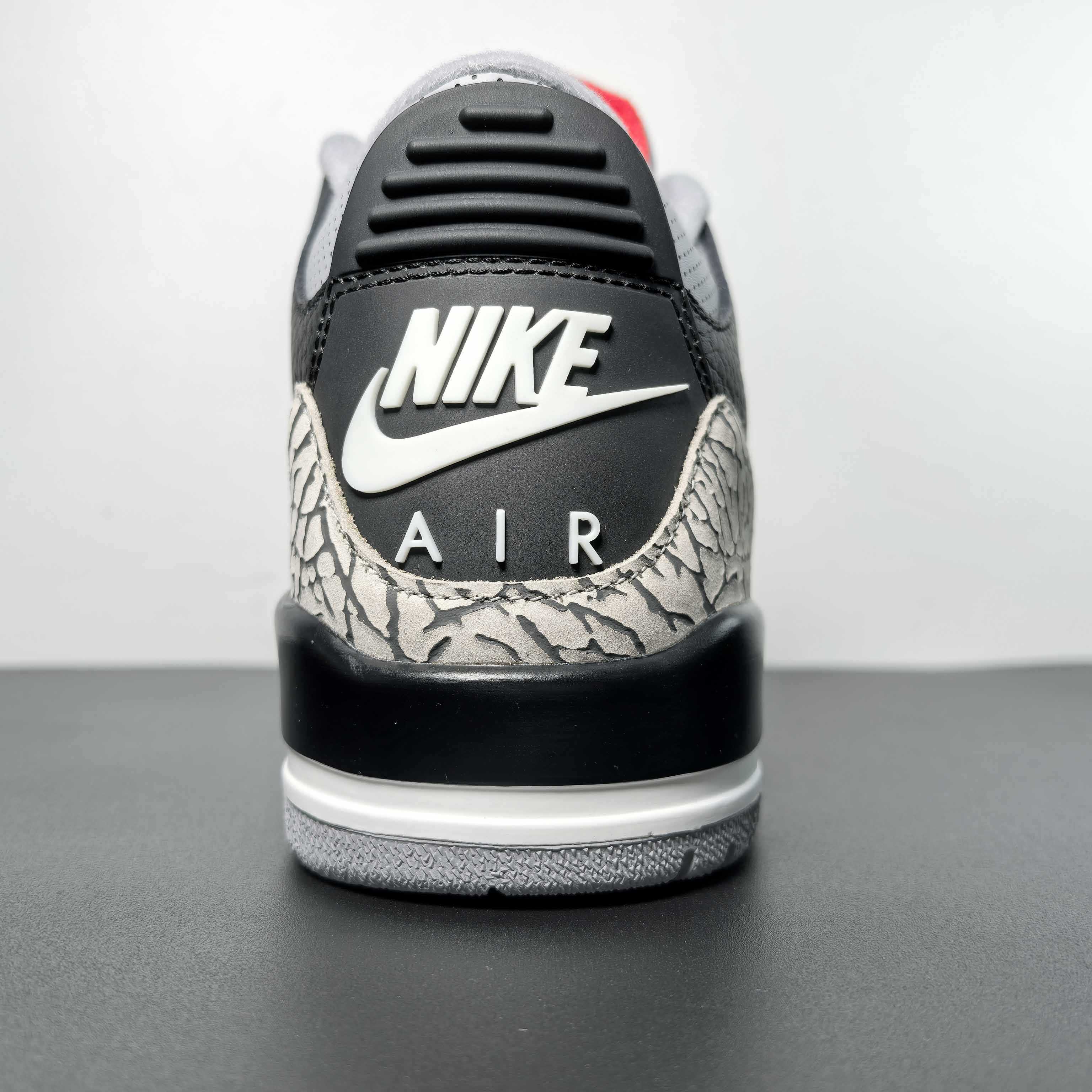 Air Jordan 3 OG “Black Cement Basketball Shoes     854262-001  - EUR FASHION