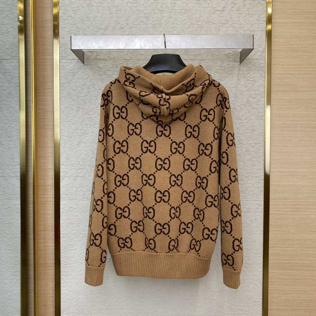 Gucci GG Wool Hooded Sweatshirt - EUR FASHION