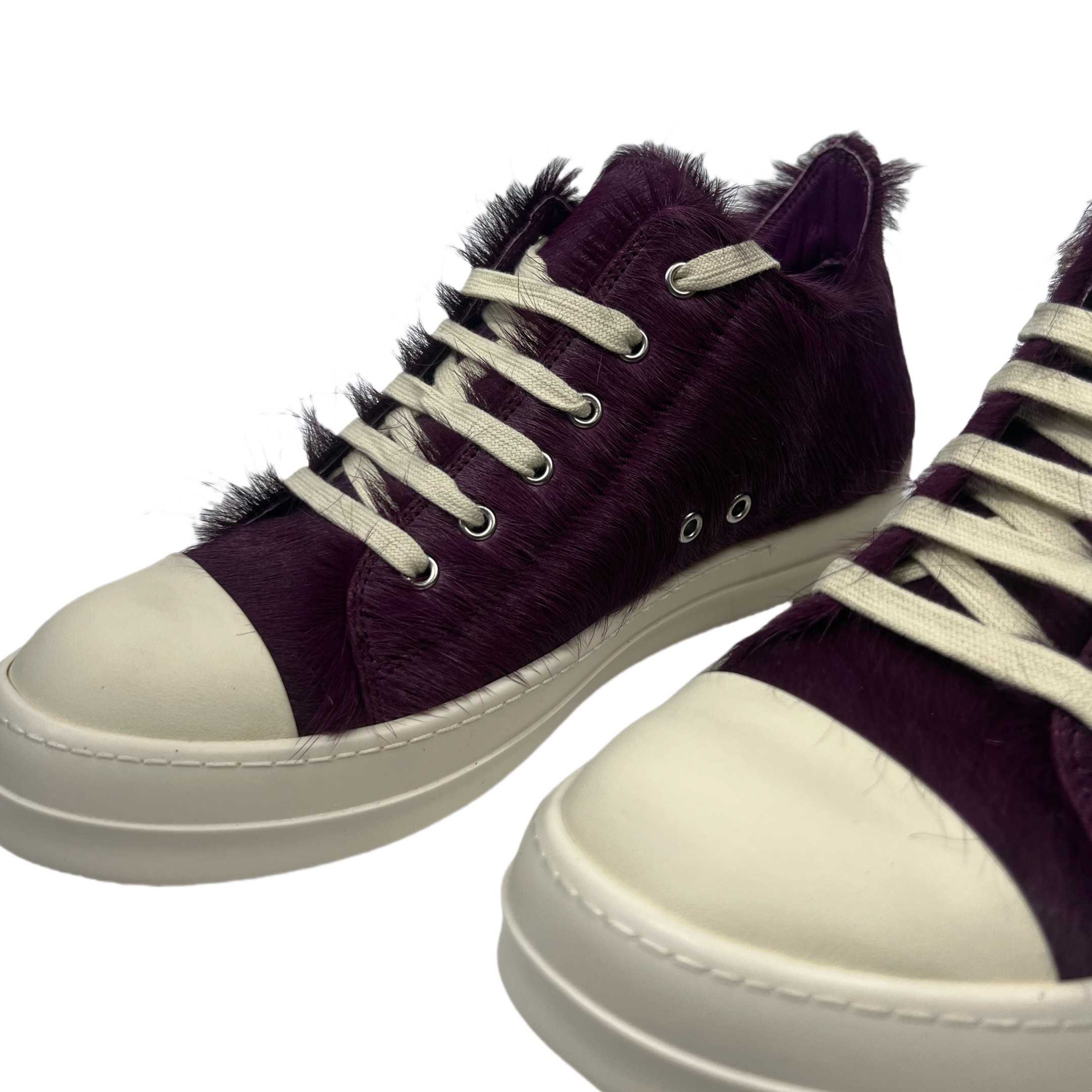 Rick Owens Luxor Low 'Amethyst Pony' Sneakers - EUR FASHION