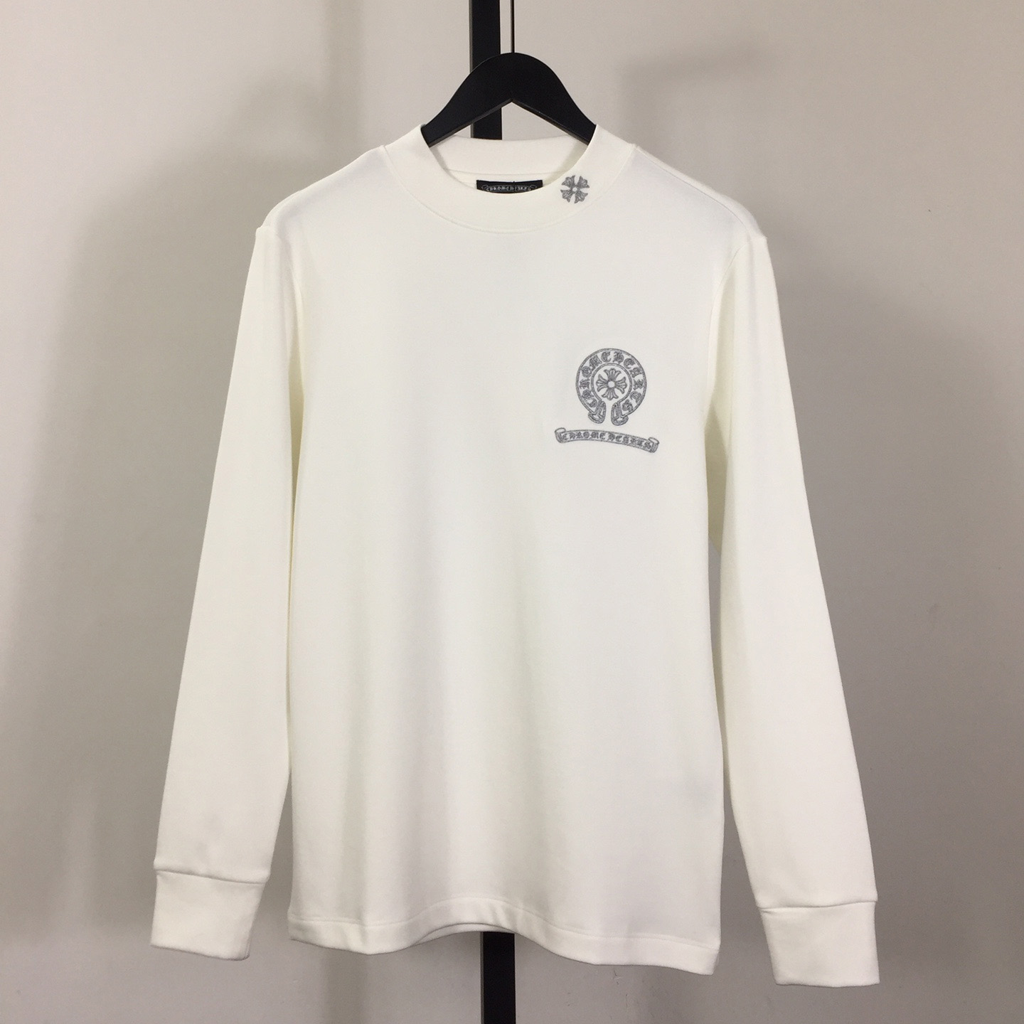 Chrome Hearts Logo Long-Sleeve Tee - EUR FASHION