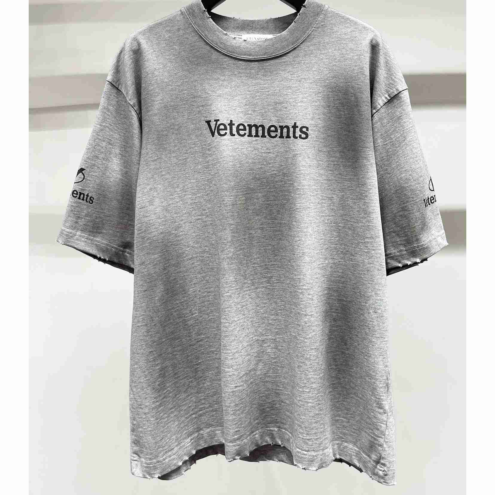 Vetements Cotton T-Shirt - EUR FASHION