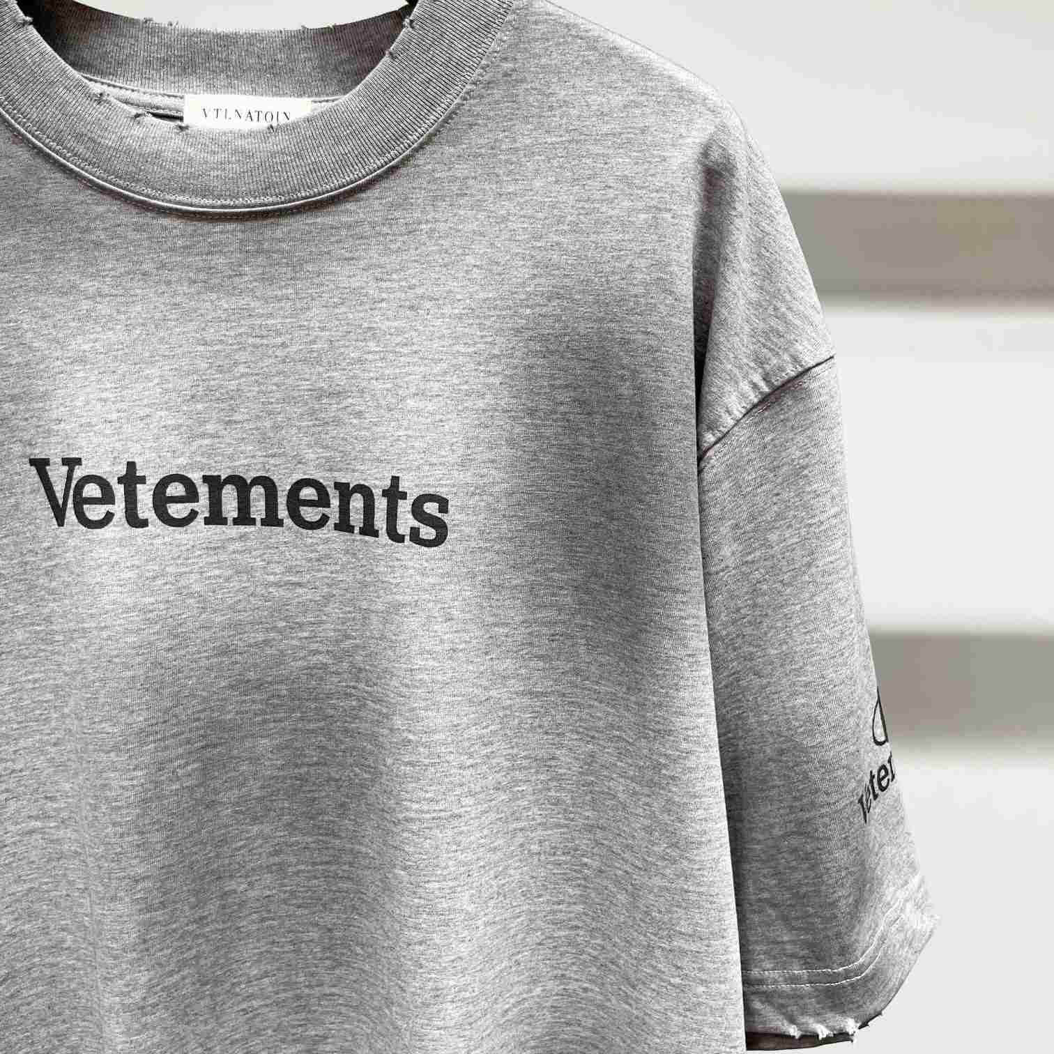 Vetements Cotton T-Shirt - EUR FASHION