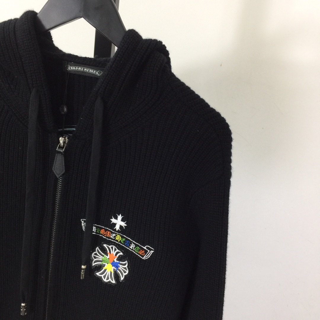 Chrome Hearts Zip Up Hoodie  - EUR FASHION