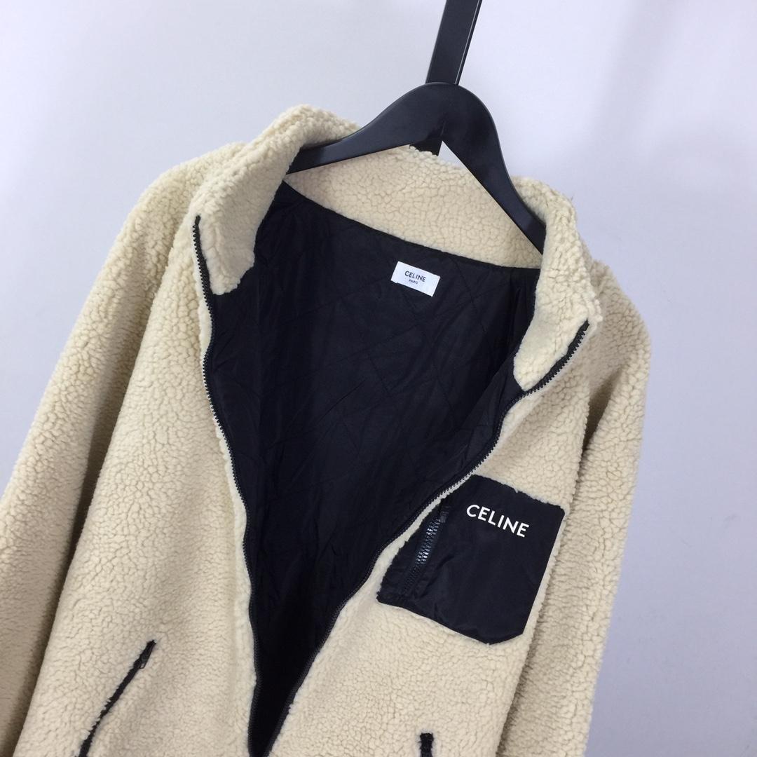 Celine Loose Jacket In Jersey Fleece - EUR FASHION