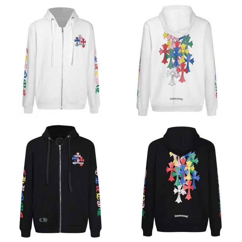 Chrome Hearts Cotton Hoodie - EUR FASHION