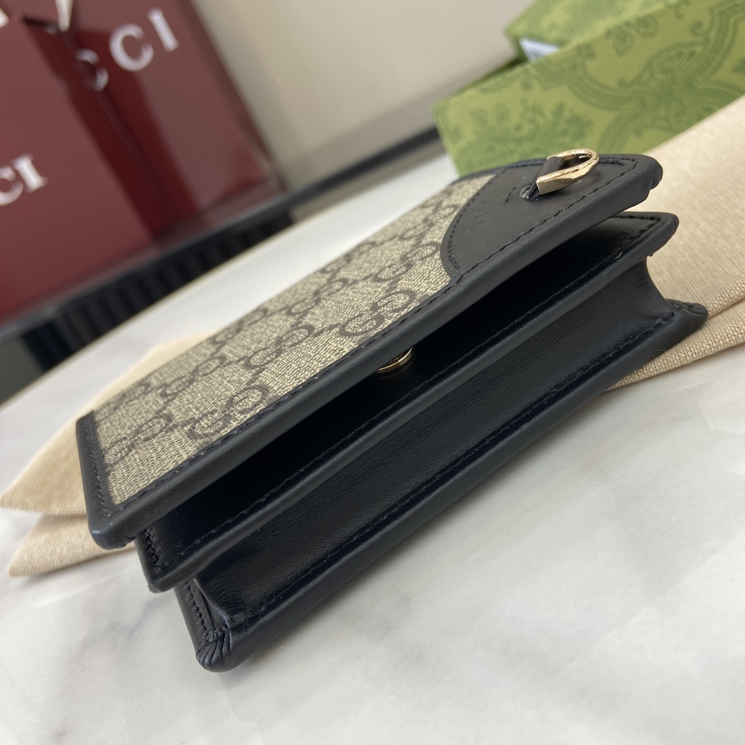 Gucci GG Emblem Mini Wallet - EUR FASHION