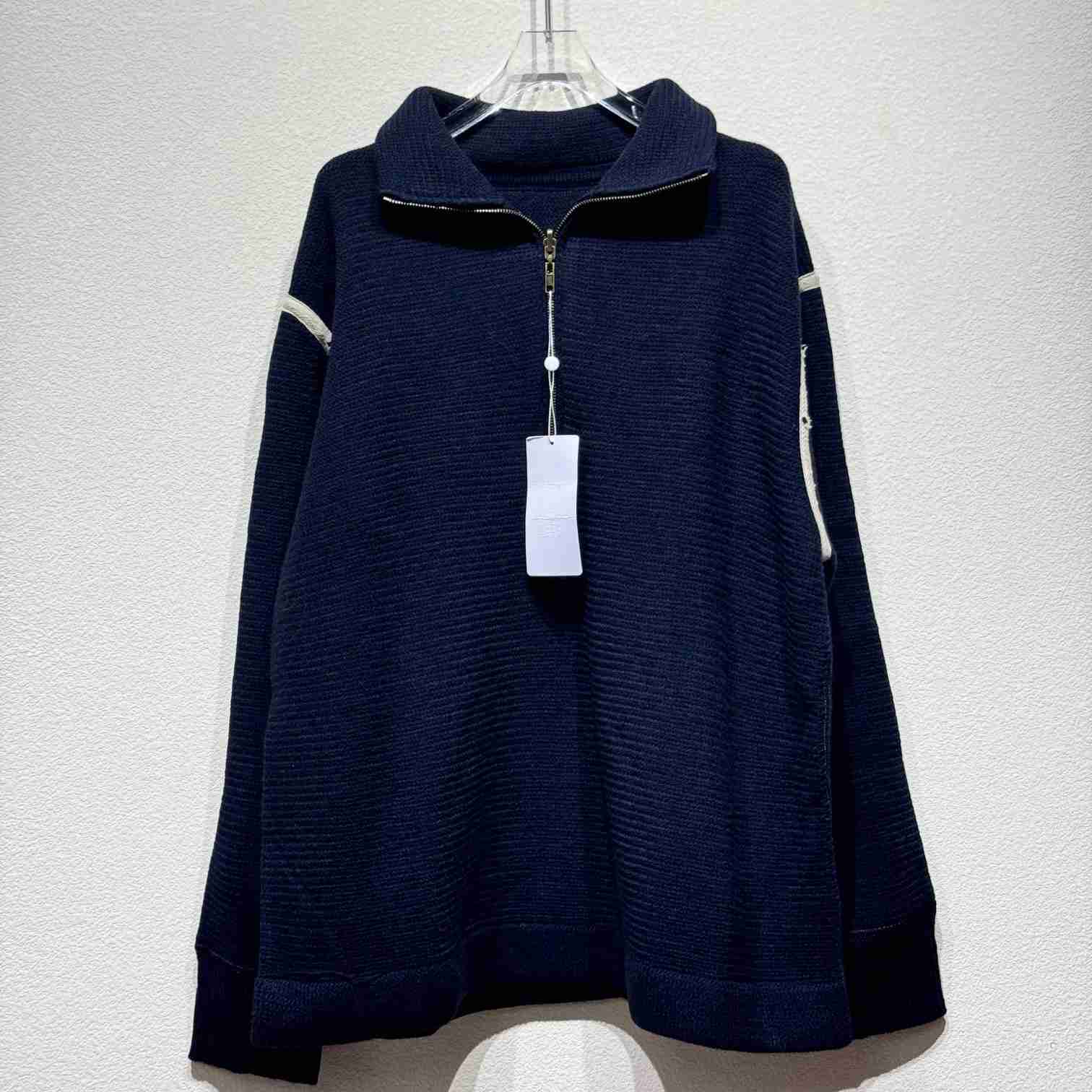 Maison Margiela – Wool Half-Zip Sweater - EUR FASHION