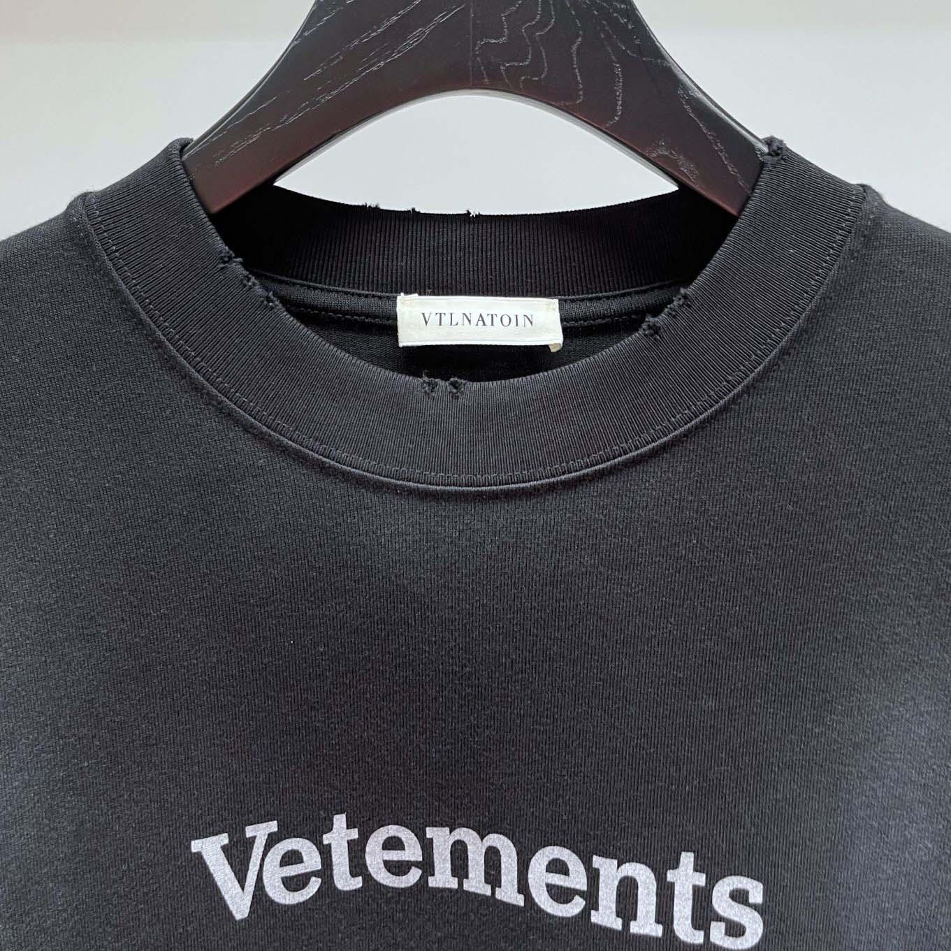 Vetements Cotton T-Shirt - EUR FASHION