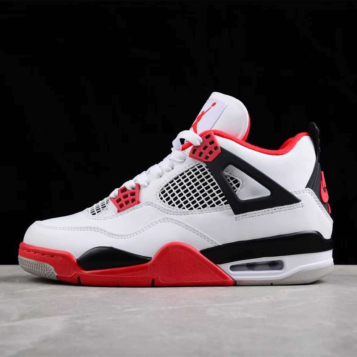 Air Jordan 4 Retro "Fire Red" Sneakers       DC7770-160 - EUR FASHION