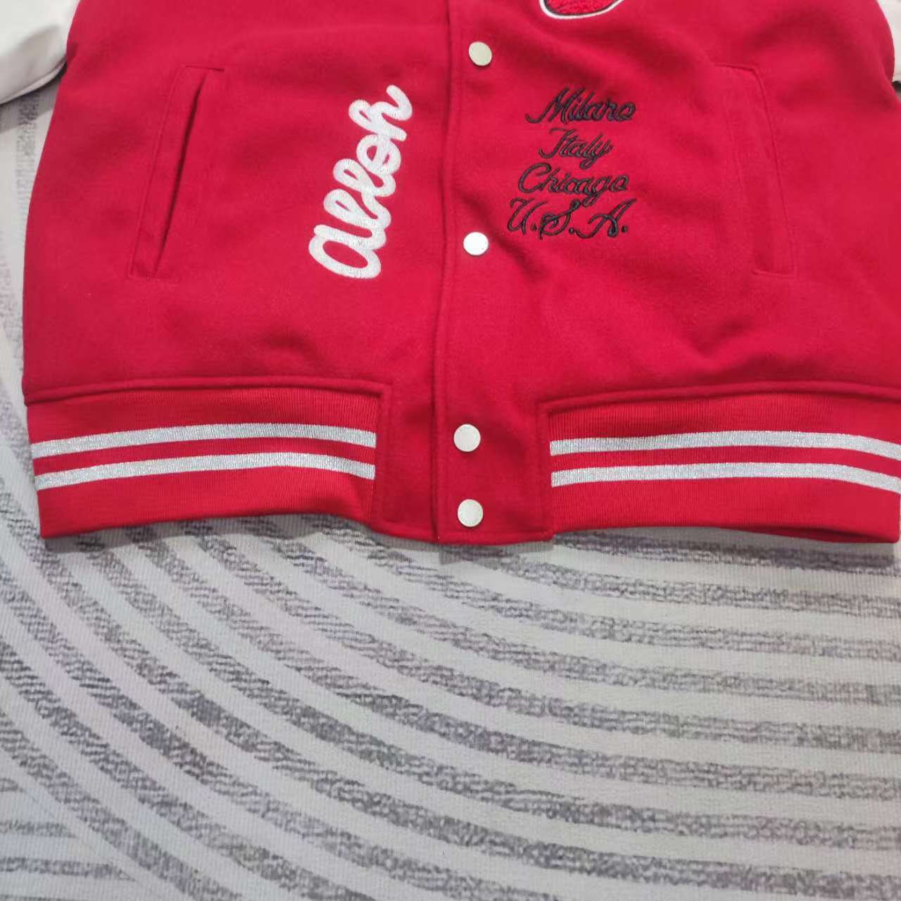 Off-White™ C/O Chicago Bulls Red Varsity - EUR FASHION