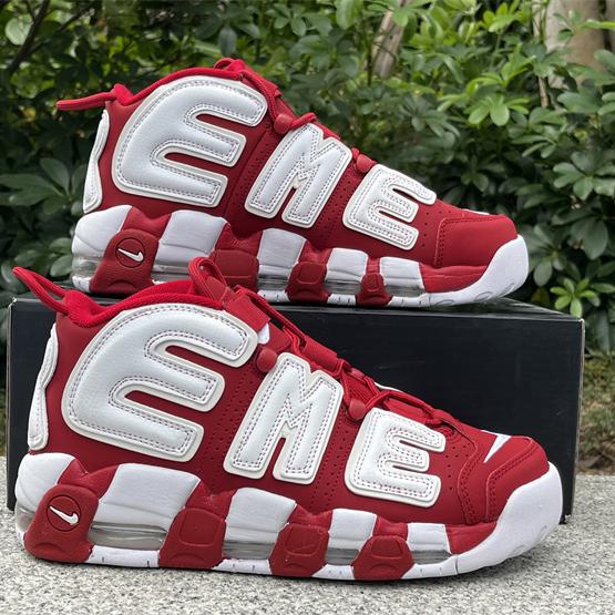 Supreme x Air More Uptempo “Red” Sneakers     902290-600  - EUR FASHION