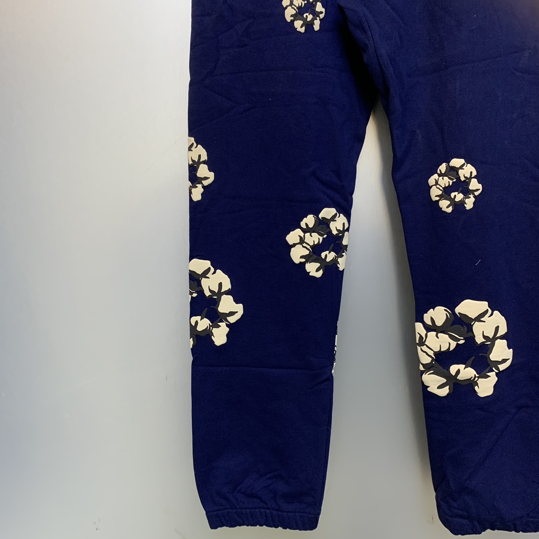 Denim Tears Cactus Tears Wreath Sweatpants Navy - EUR FASHION