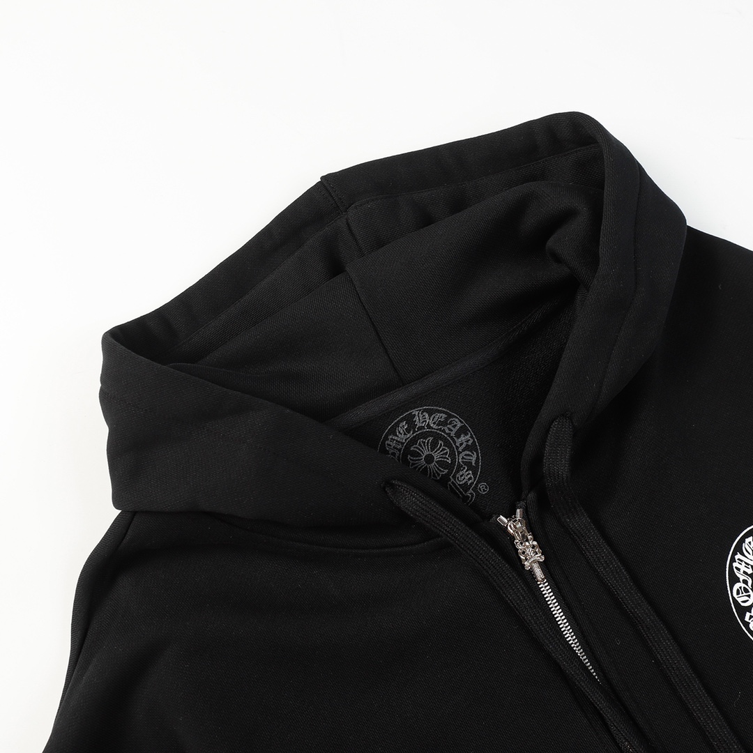 Chrome Hearts Cotton Zip-up Hoodie - EUR FASHION