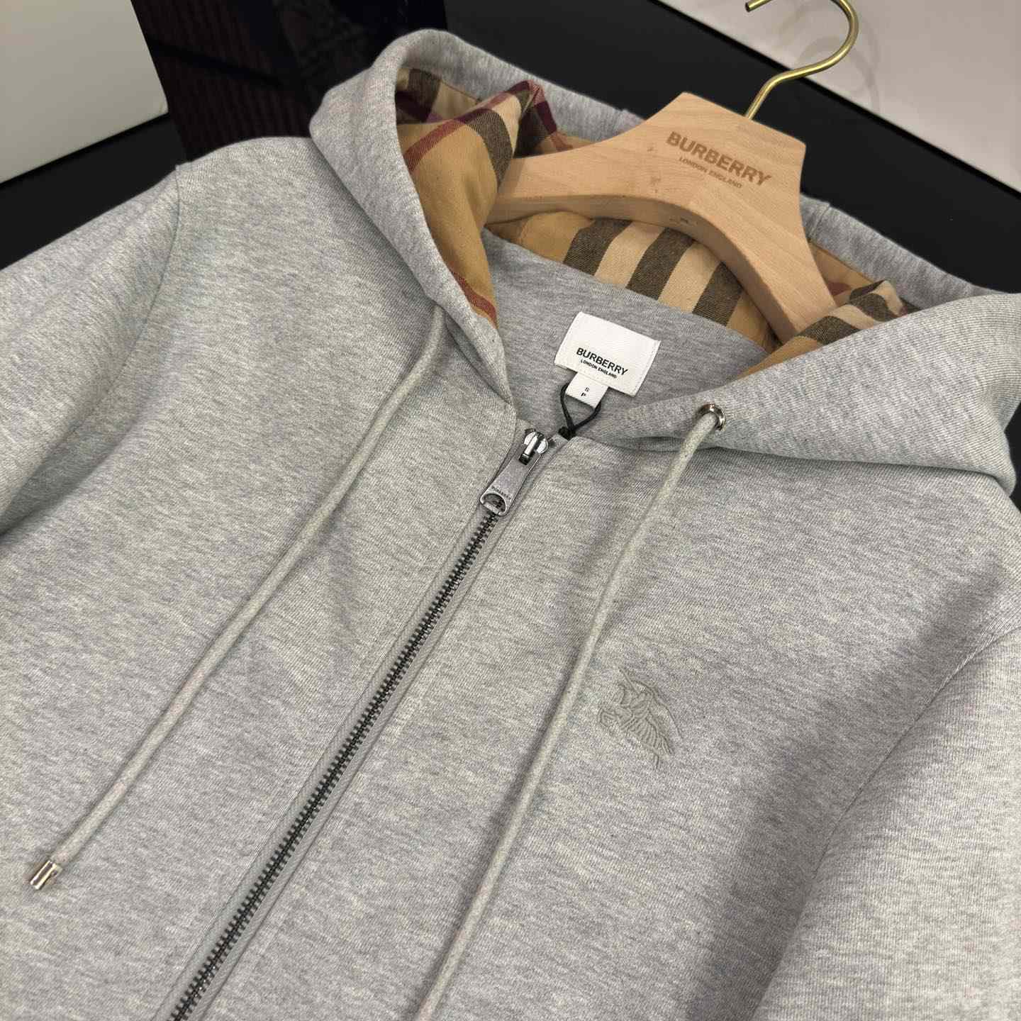 Burberry Cotton Zip Hoodie - EUR FASHION