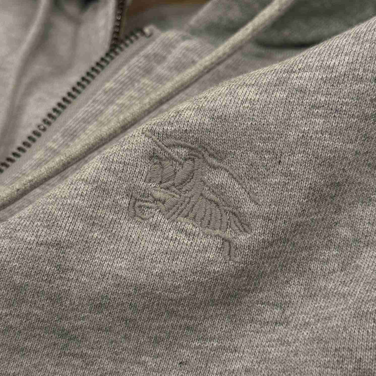 Burberry Cotton Zip Hoodie - EUR FASHION