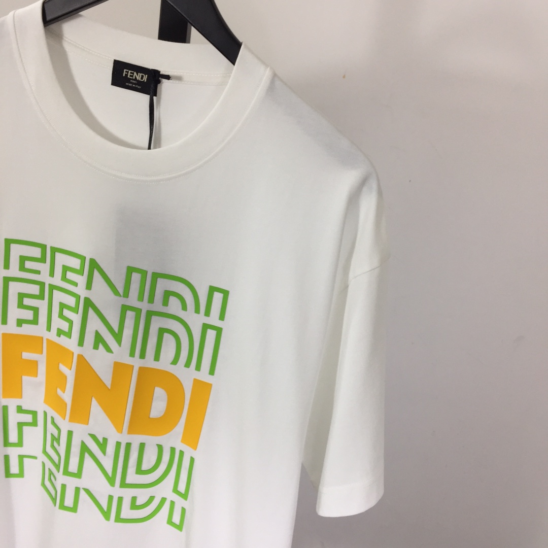 Fendi Cotton T-shirt - EUR FASHION