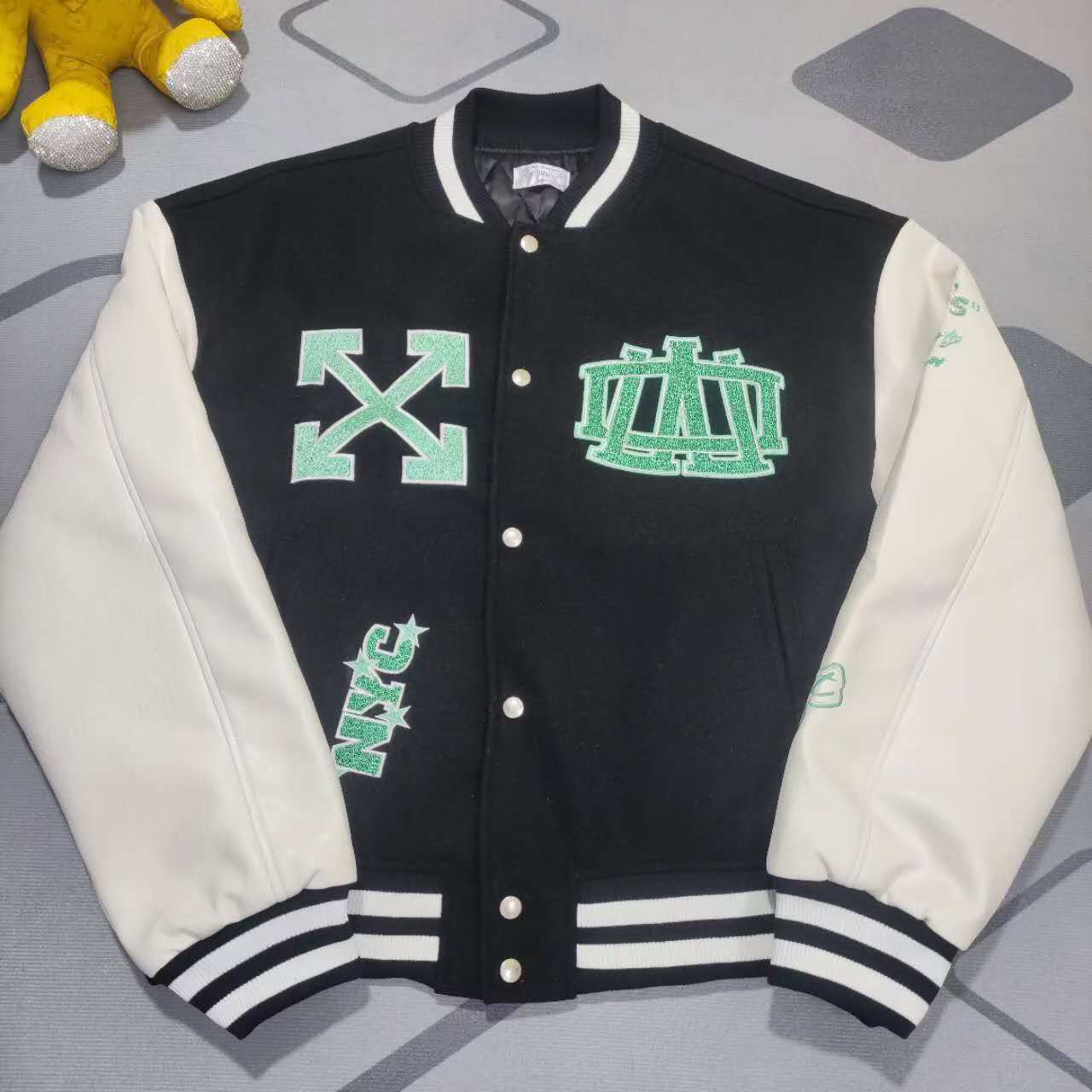 Off-White New York Liberty Varsity Jacket - EUR FASHION