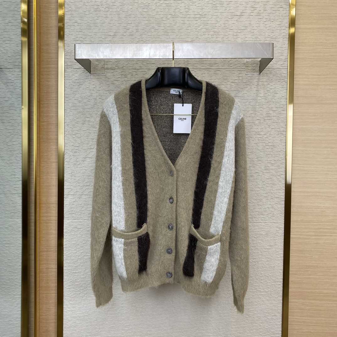 Celine Cardigan In Brushed Mohair - EUR FASHION