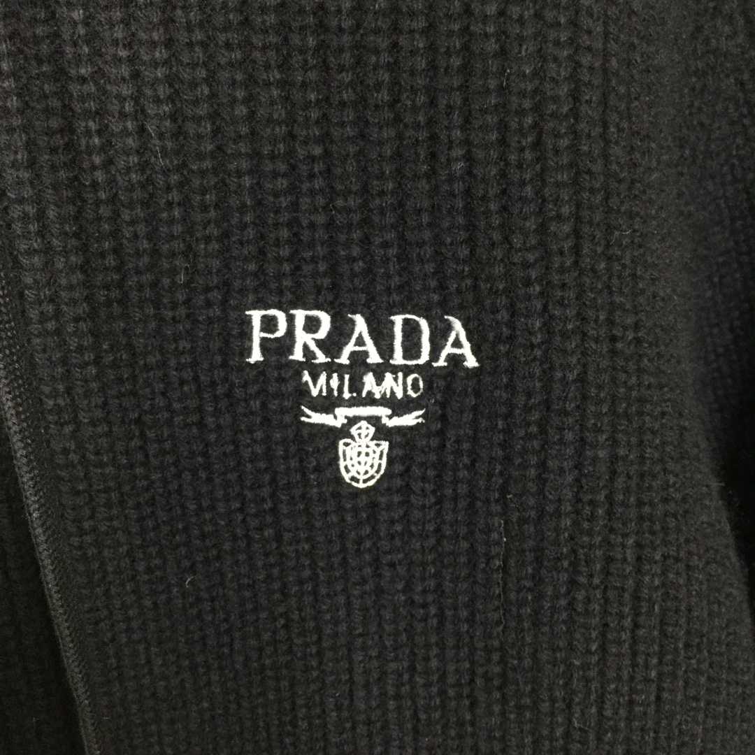 Prada Zip Up Hooded Knit Jacket - EUR FASHION