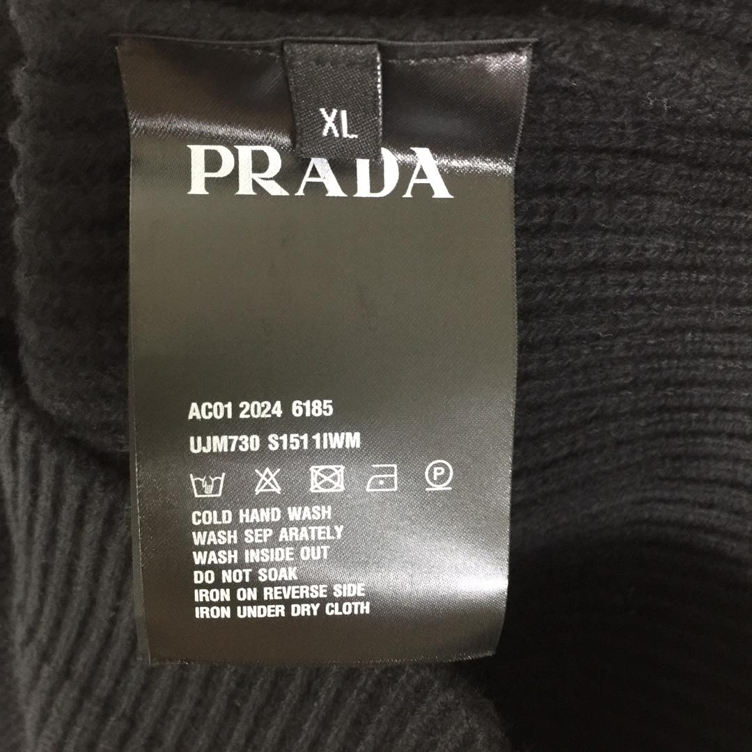 Prada Zip Up Hooded Knit Jacket - EUR FASHION