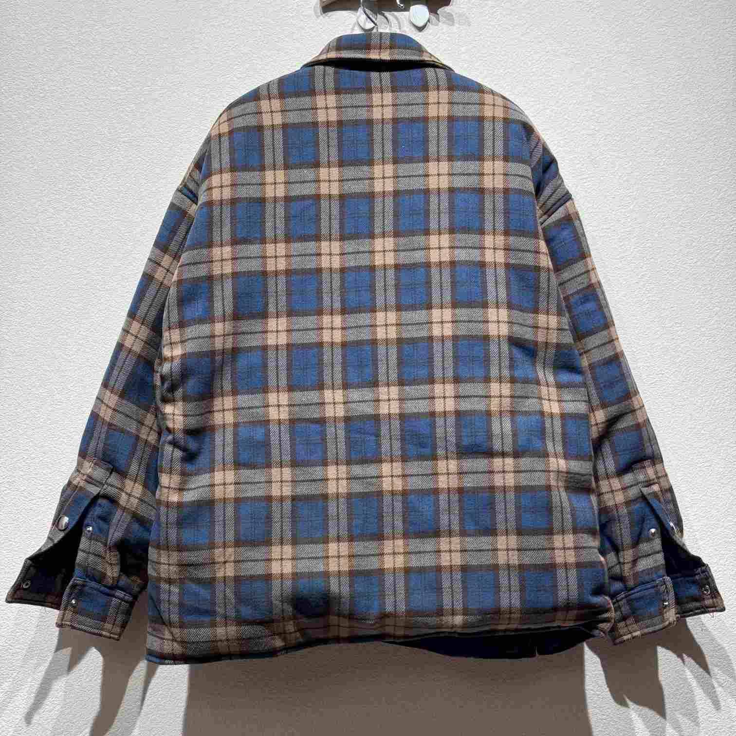 Prada Checked Wool Twill Lumberjack Jacket - EUR FASHION