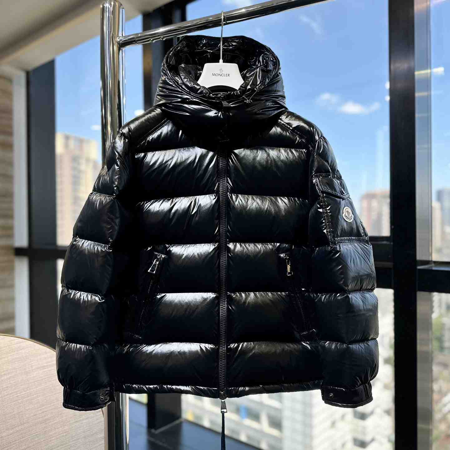 Moncler Maire Hooded Short Down Jacket - EUR FASHION