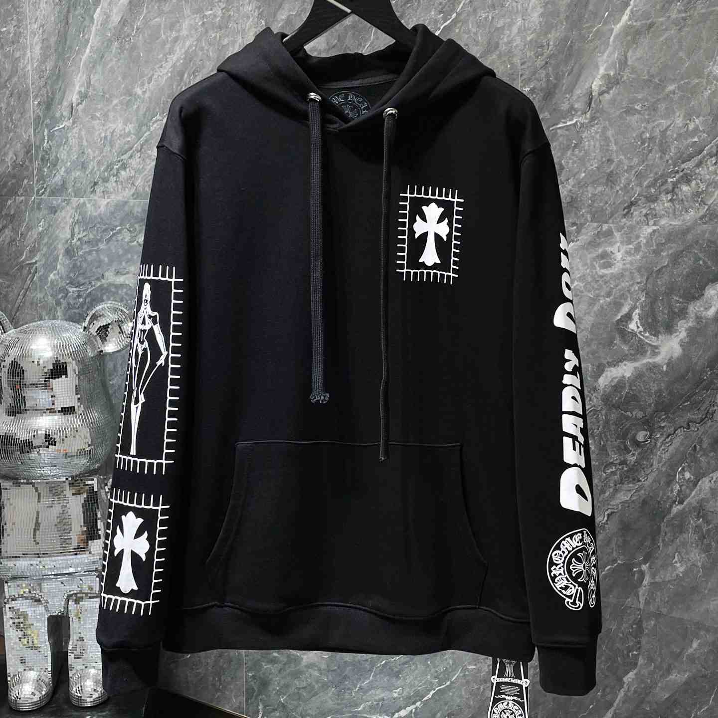 Chrome Hearts Cotton Hoodie - EUR FASHION