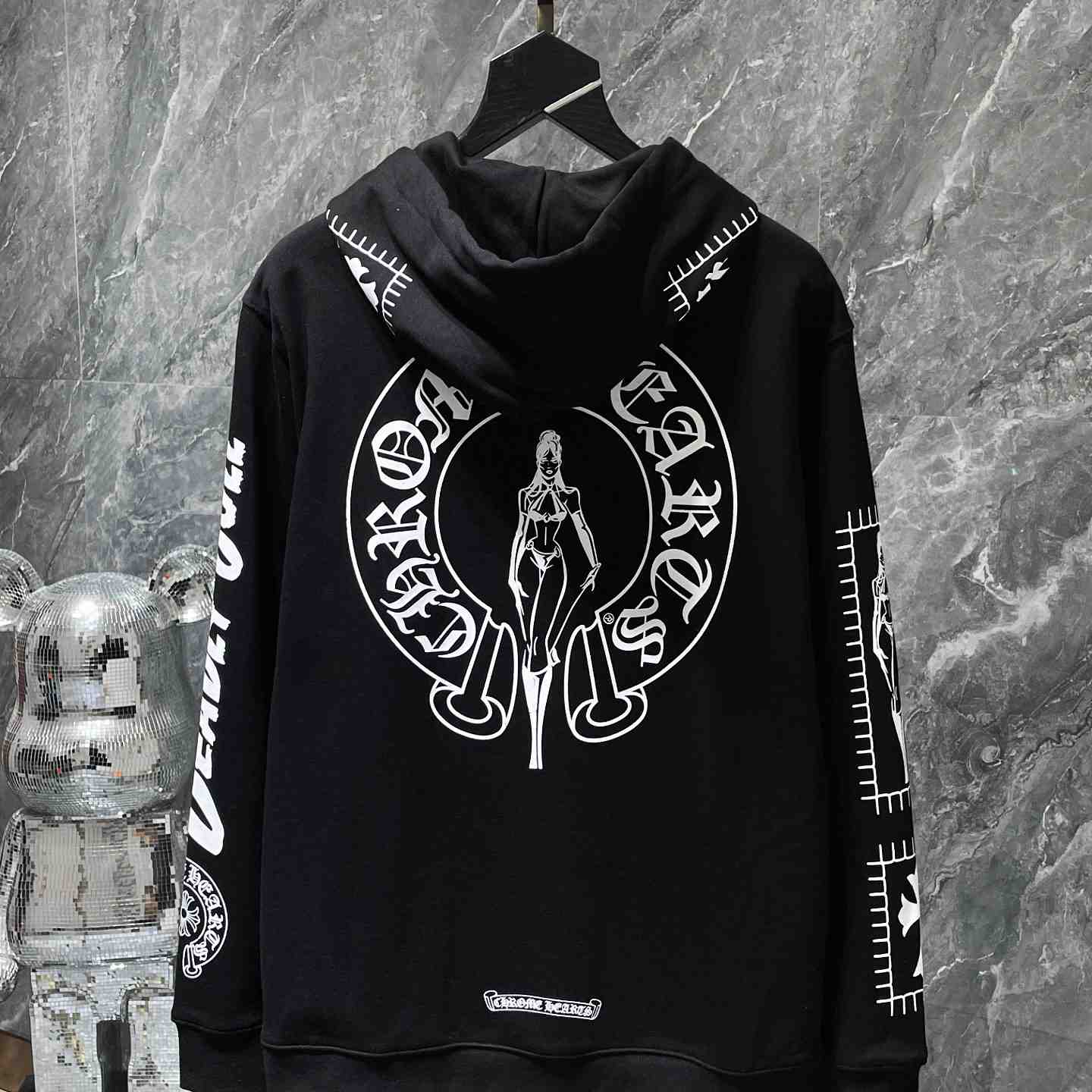 Chrome Hearts Cotton Hoodie - EUR FASHION