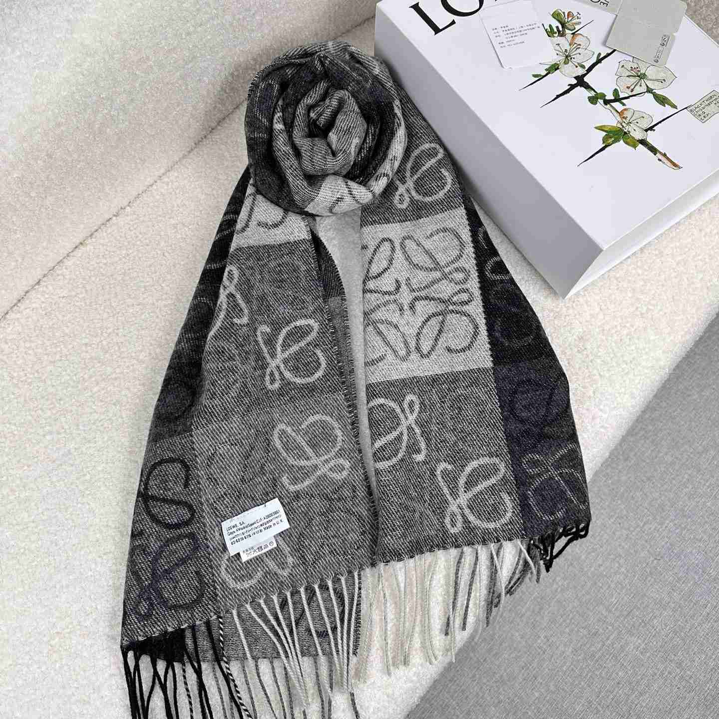 Loewe Scarf In Wool And Cashmere - EUR FASHION