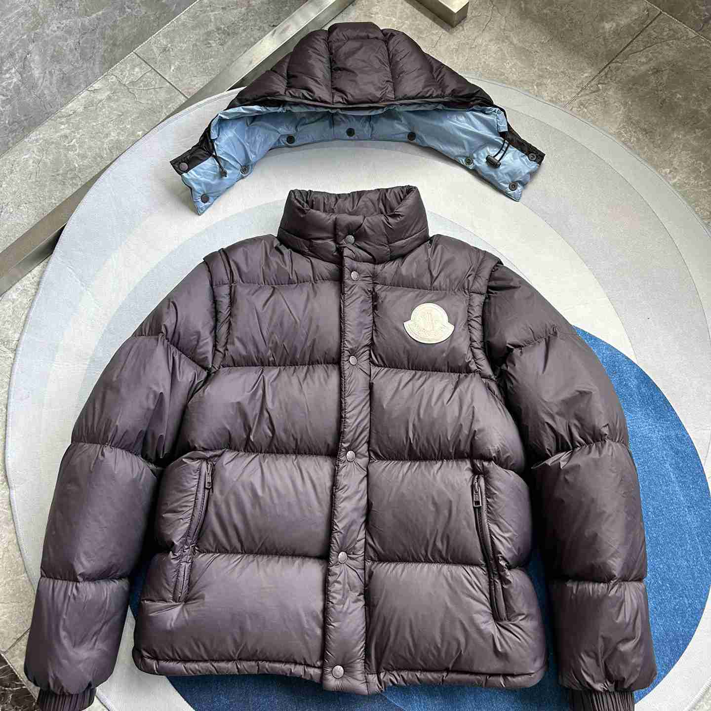 Moncler Cyclone 2-IN-1 Short Down Jacket - EUR FASHION