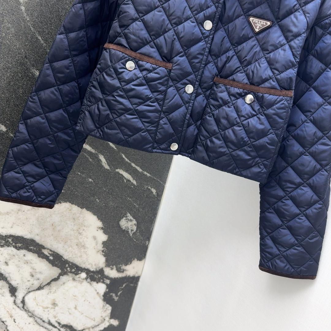 Prada Triangle-logo Quilted Jacket - EUR FASHION