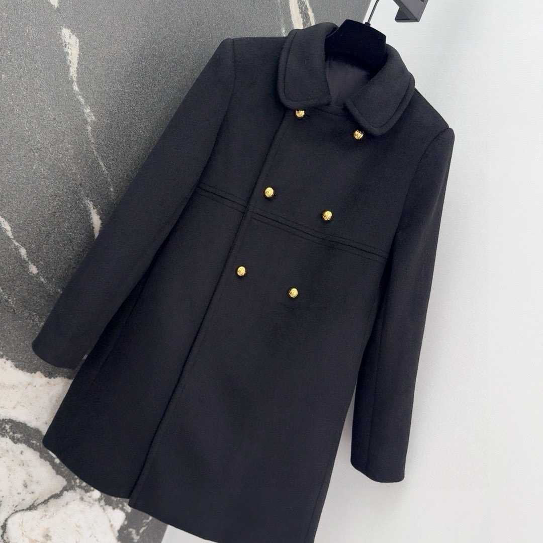 Celine Victorine Coat In Double Faced Cashmere - EUR FASHION