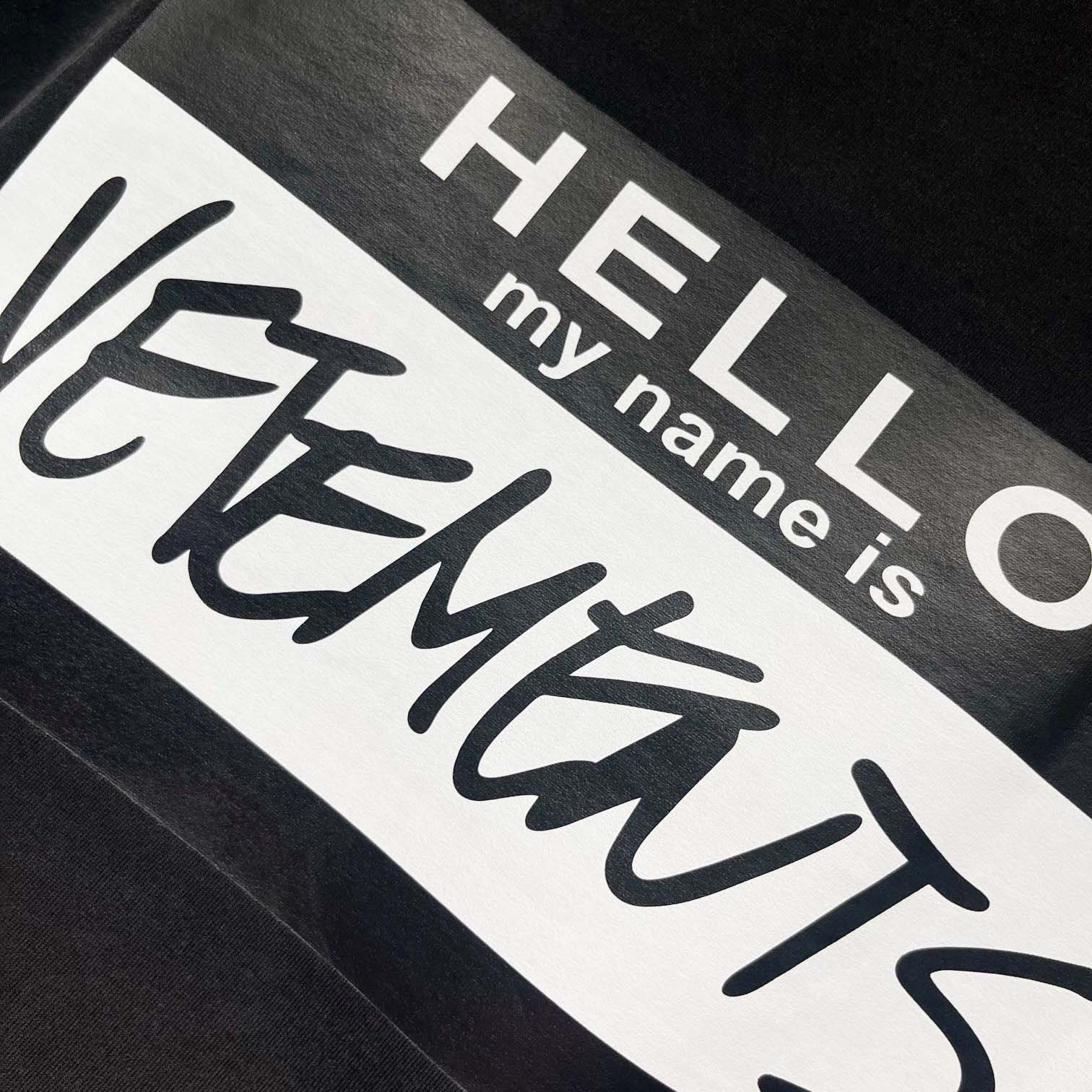 Vetements 'Hello 'Cotton Sweatshirt - EUR FASHION