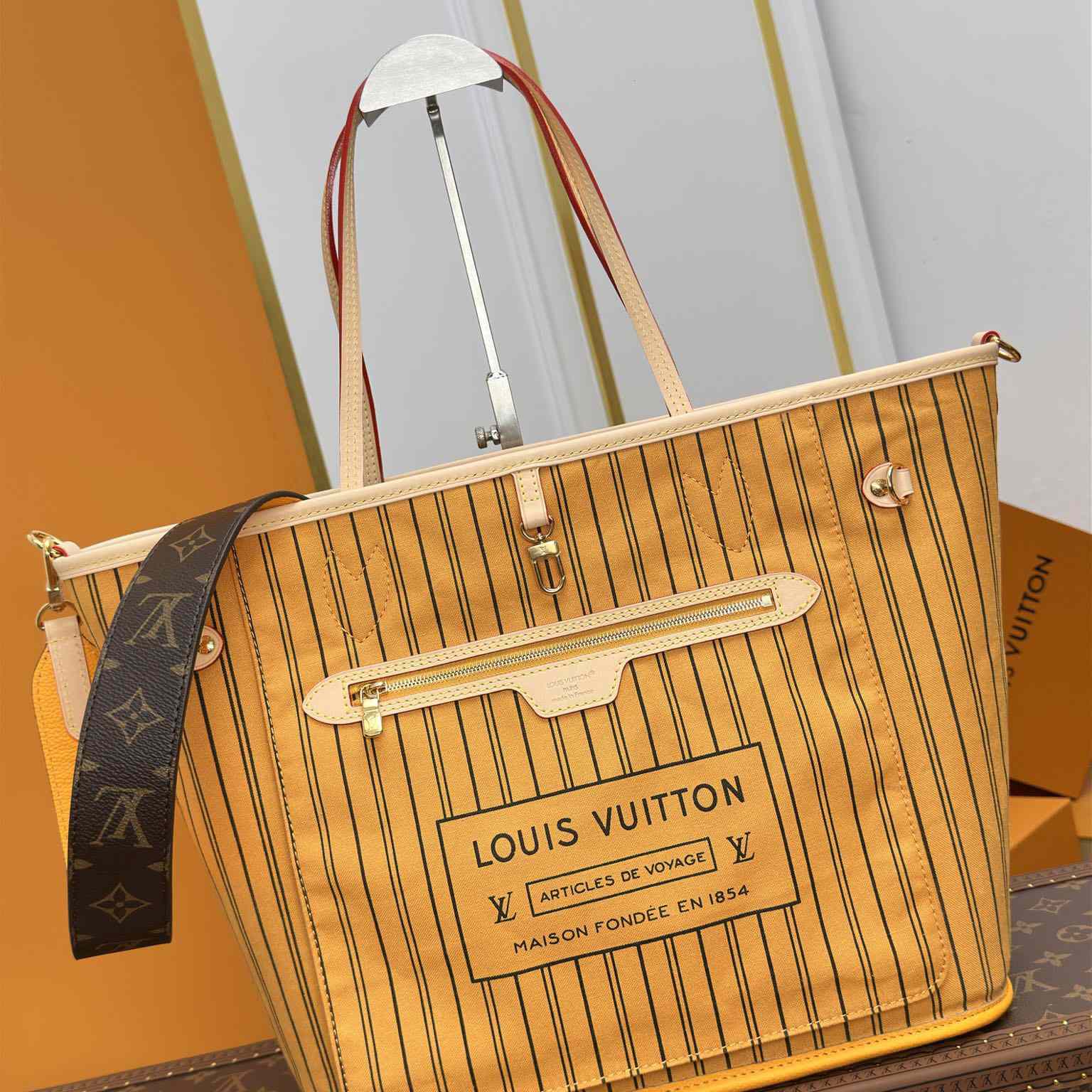 Louis Vuitton Neverfull Bandoulière Inside Out MM   M12096 - EUR FASHION