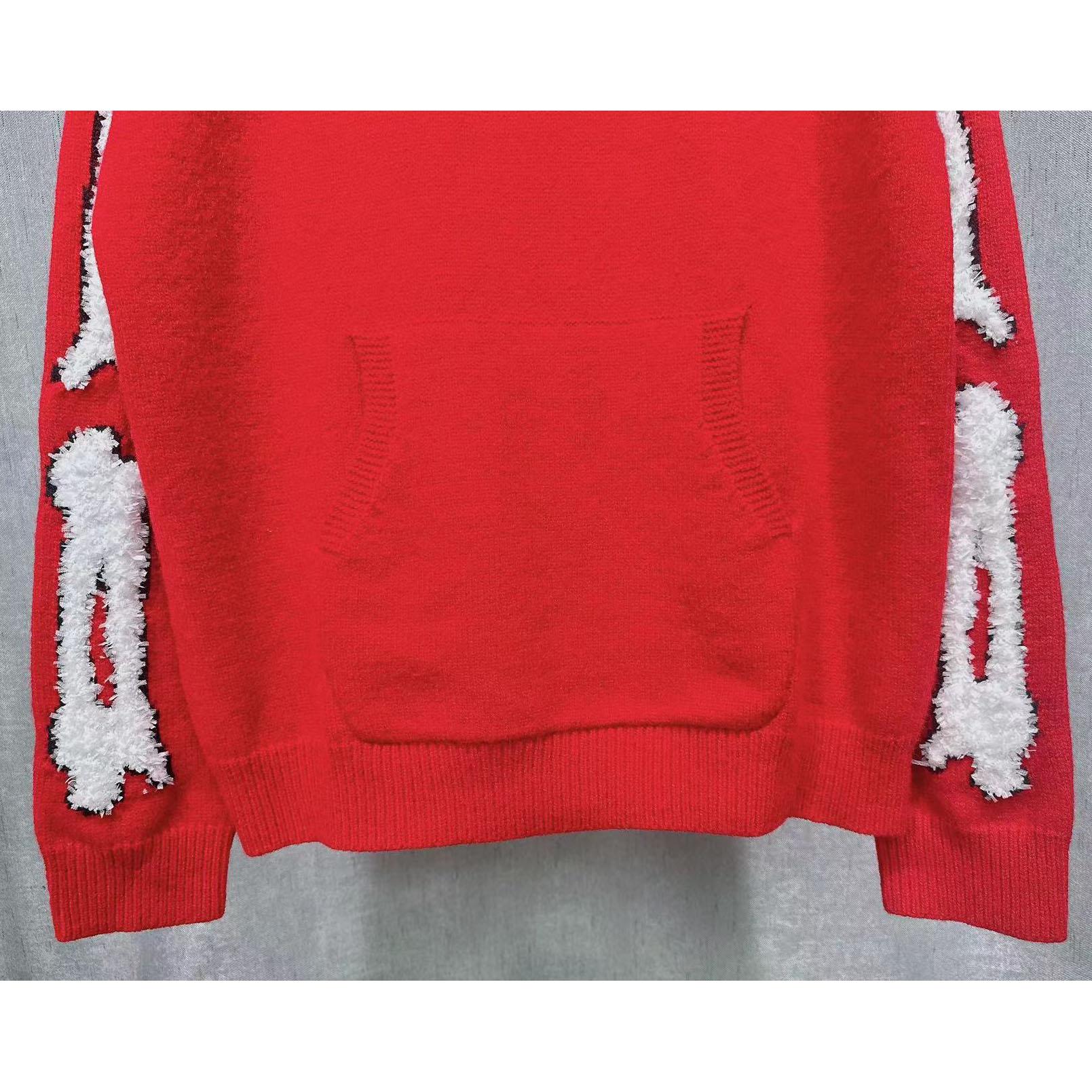 Amiri Bones Hoodie With Embroidered Logo - EUR FASHION