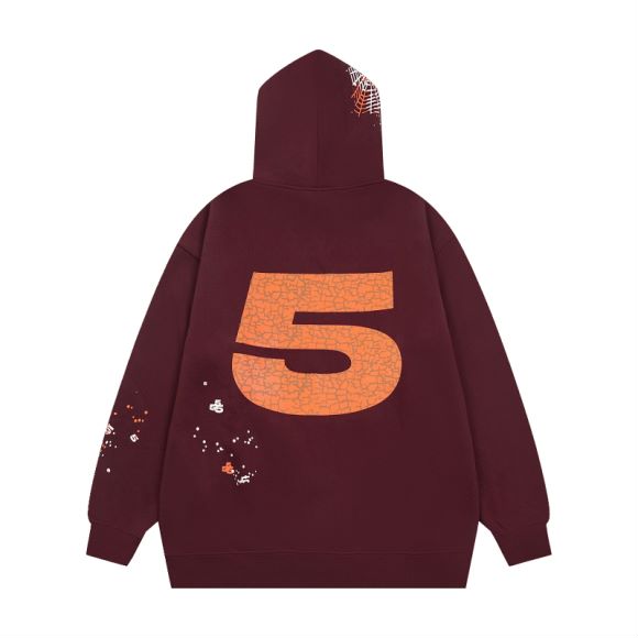 Sp5der Nocturnal Highway Cotton Hoodie - EUR FASHION