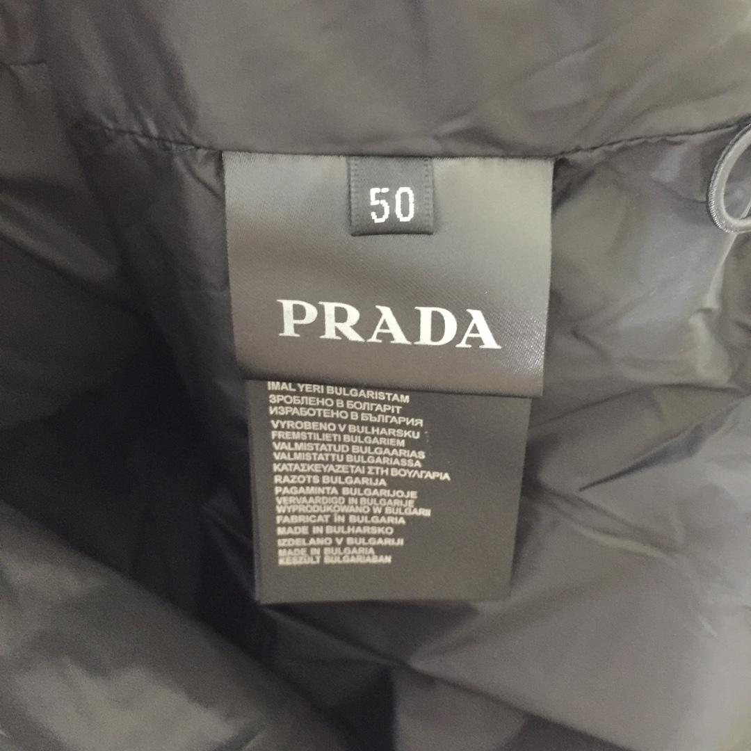 Prada Black Hooded Puffer Jacket - EUR FASHION