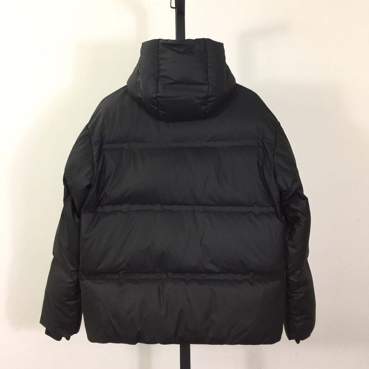 Prada Black Hooded Puffer Jacket - EUR FASHION