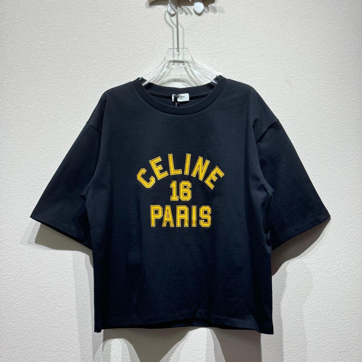 Celine Loose Celine 16 t-shirt In Cotton Jersey - EUR FASHION