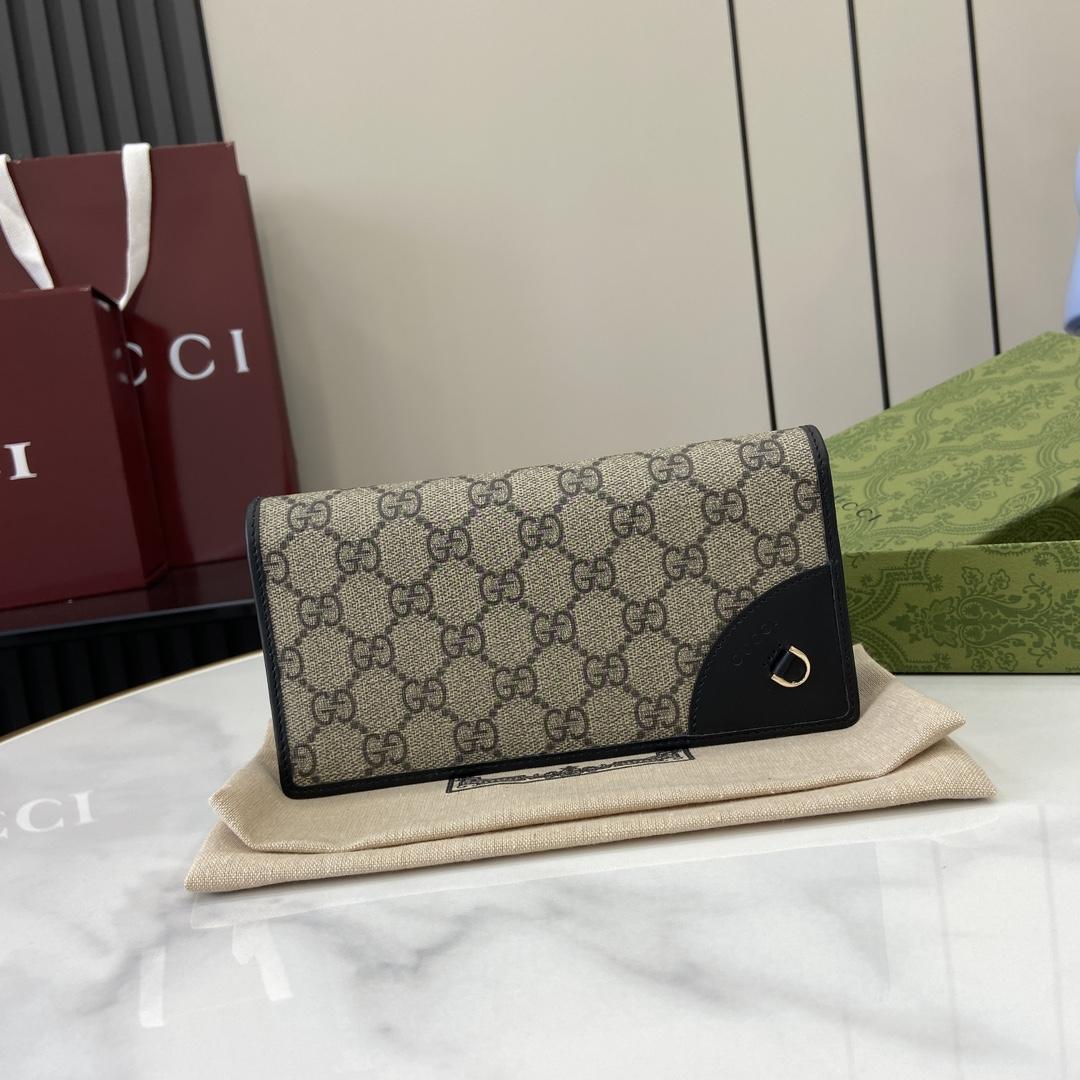 Gucci GG Emblem Continental Wallet   - EUR FASHION